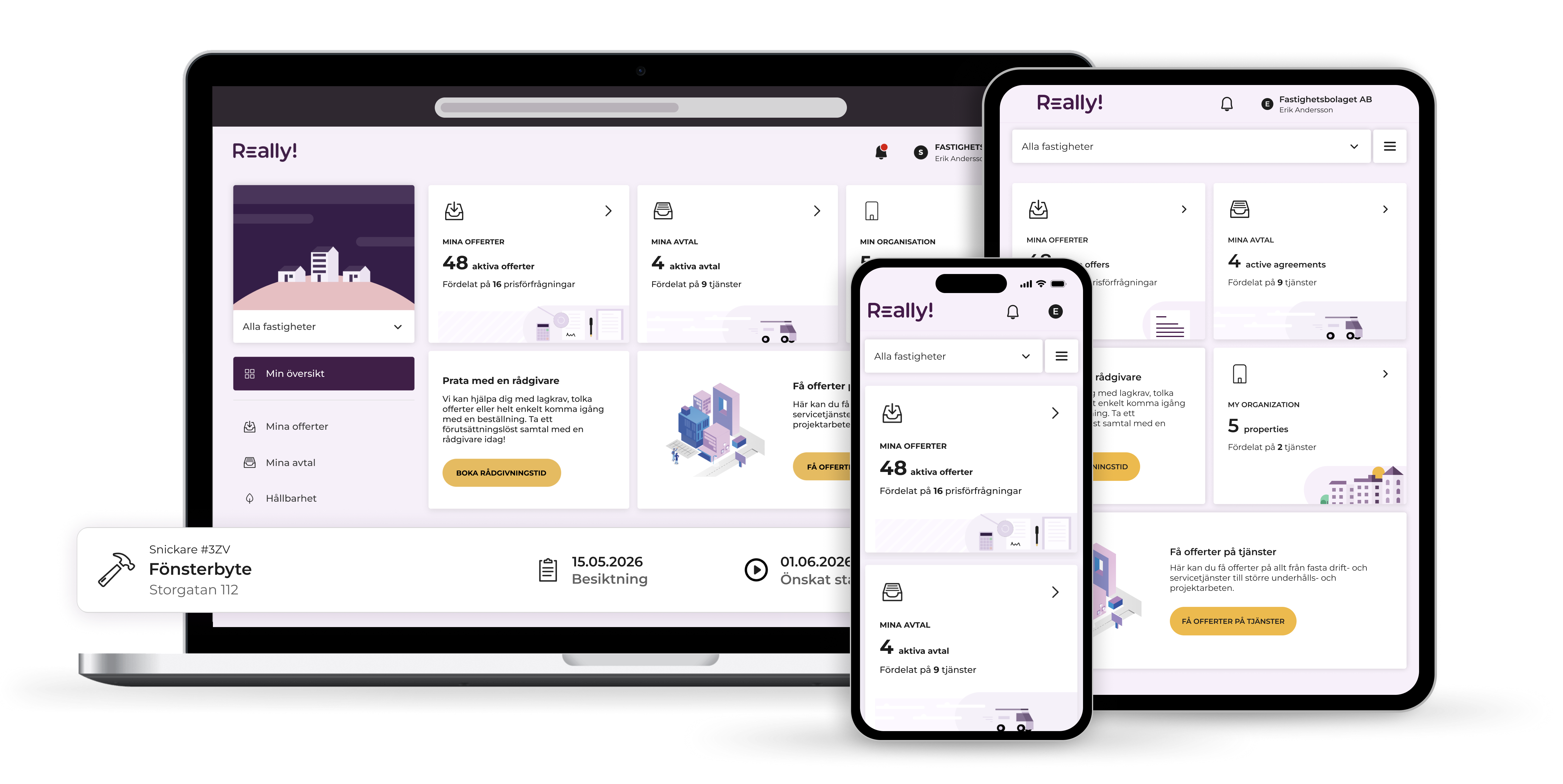 Really! på alla enheter