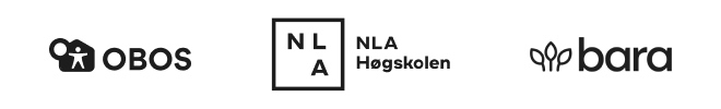 Logo til Obos, NLA og Bara